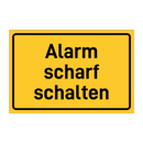 Alarm scharf schalten