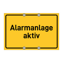 Alarmanlage aktiv