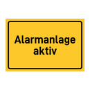Alarmanlage aktiv