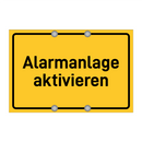 Alarmanlage aktivieren