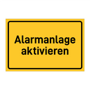 Alarmanlage aktivieren