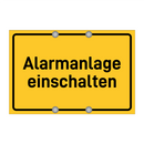 Alarmanlage einschalten