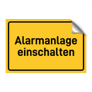 Alarmanlage einschalten