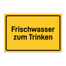 Frischwasser zum Trinken & Frischwasser zum Trinken & Frischwasser zum Trinken