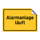 Alarmanlage läuft