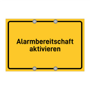 Alarmbereitschaft aktivieren