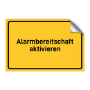 Alarmbereitschaft aktivieren