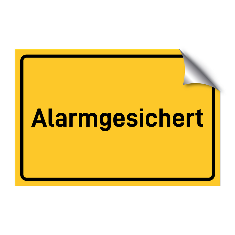Alarmgesichert & Alarmgesichert & Alarmgesichert & Alarmgesichert