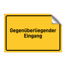 Gegenüberliegender Eingang & Gegenüberliegender Eingang & Gegenüberliegender Eingang