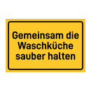 Gemeinsam die Waschküche sauber halten & Gemeinsam die Waschküche sauber halten