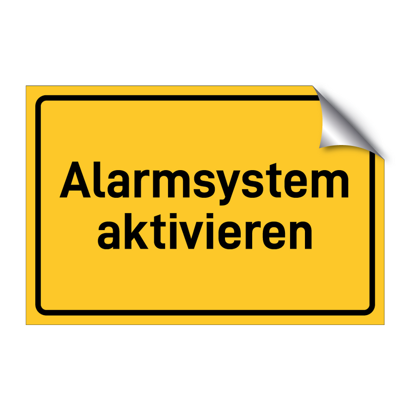Alarmsystem aktivieren