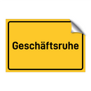 Geschäftsruhe & Geschäftsruhe & Geschäftsruhe & Geschäftsruhe