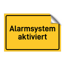 Alarmsystem aktiviert