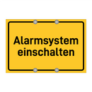 Alarmsystem einschalten