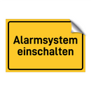 Alarmsystem einschalten