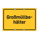 Großmüllbe- hälter & Großmüllbe- hälter & Großmüllbe- hälter & Großmüllbe- hälter