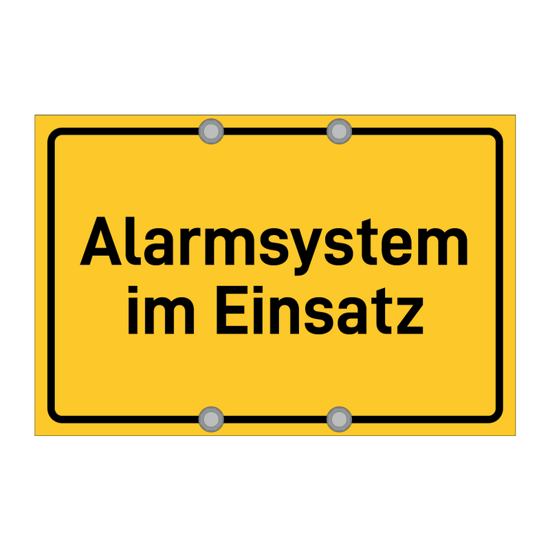 Alarmsystem im Einsatz