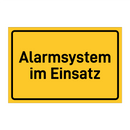 Alarmsystem im Einsatz