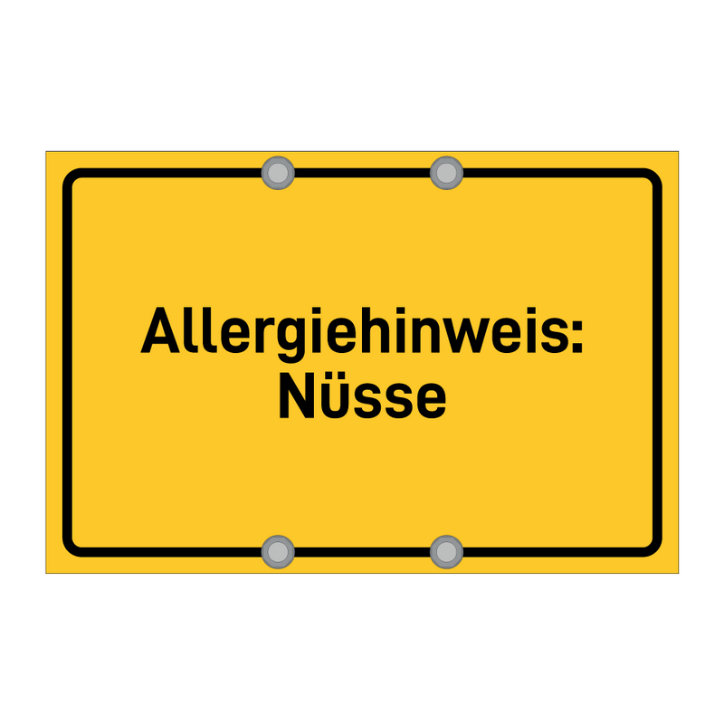 Allergiehinweis: Nüsse