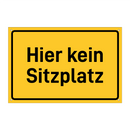 Hier kein Sitzplatz & Hier kein Sitzplatz & Hier kein Sitzplatz & Hier kein Sitzplatz