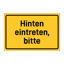 Hinten eintreten, bitte & Hinten eintreten, bitte & Hinten eintreten, bitte