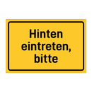 Hinten eintreten, bitte & Hinten eintreten, bitte & Hinten eintreten, bitte