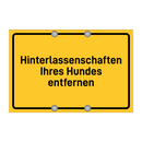 Hinterlassenschaften Ihres Hundes entfernen & Hinterlassenschaften Ihres Hundes entfernen