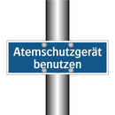 Atemschutzgerät benutzen
