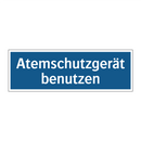 Atemschutzgerät benutzen