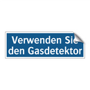 Verwenden Sie den Gasdetektor