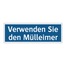 Verwenden Sie den Mülleimer