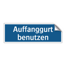 Auffanggurt benutzen