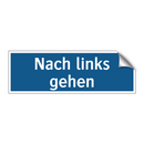 Nach links gehen