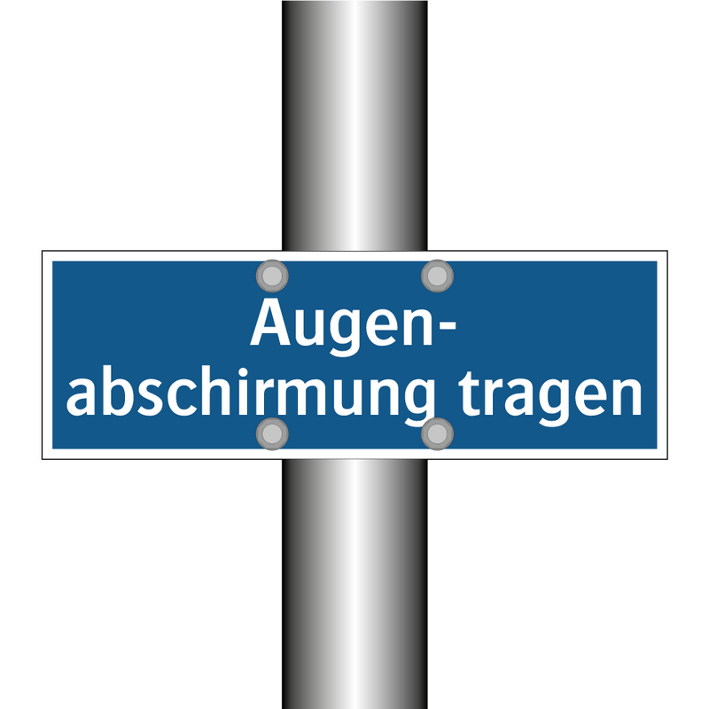 Augen- abschirmung tragen