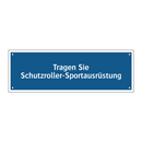 Tragen Sie Schutzroller-Sportausrüstung