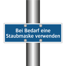 Bei Bedarf eine Staubmaske verwenden