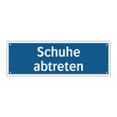 Schuhe abtreten