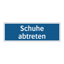 Schuhe abtreten