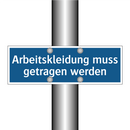Arbeitskleidung muss getragen werden