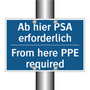 Ab hier PSA erforderlich - From here PPE required