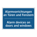 Alarmvorrichtungen an Türen und /.../ - Alarm devices on doors and windows/.../