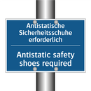 Antistatische Sicherheitsschuhe /.../ - Antistatic safety shoes required/.../