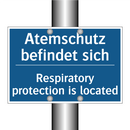 Atemschutz befindet sich - Respiratory protection is located/.../