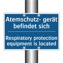 Atemschutz- gerät befindet sich/.../ - Respiratory protection equipment /.../