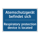 Atemschutzgerät befindet sich - Respiratory protection device /.../