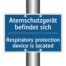 Atemschutzgerät befindet sich - Respiratory protection device /.../