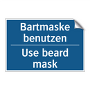 Bartmaske benutzen - Use beard mask