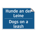 Hunde an der Leine - Dogs on a leash