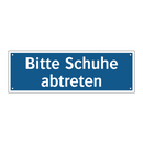 Bitte Schuhe abtreten