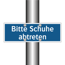 Bitte Schuhe abtreten